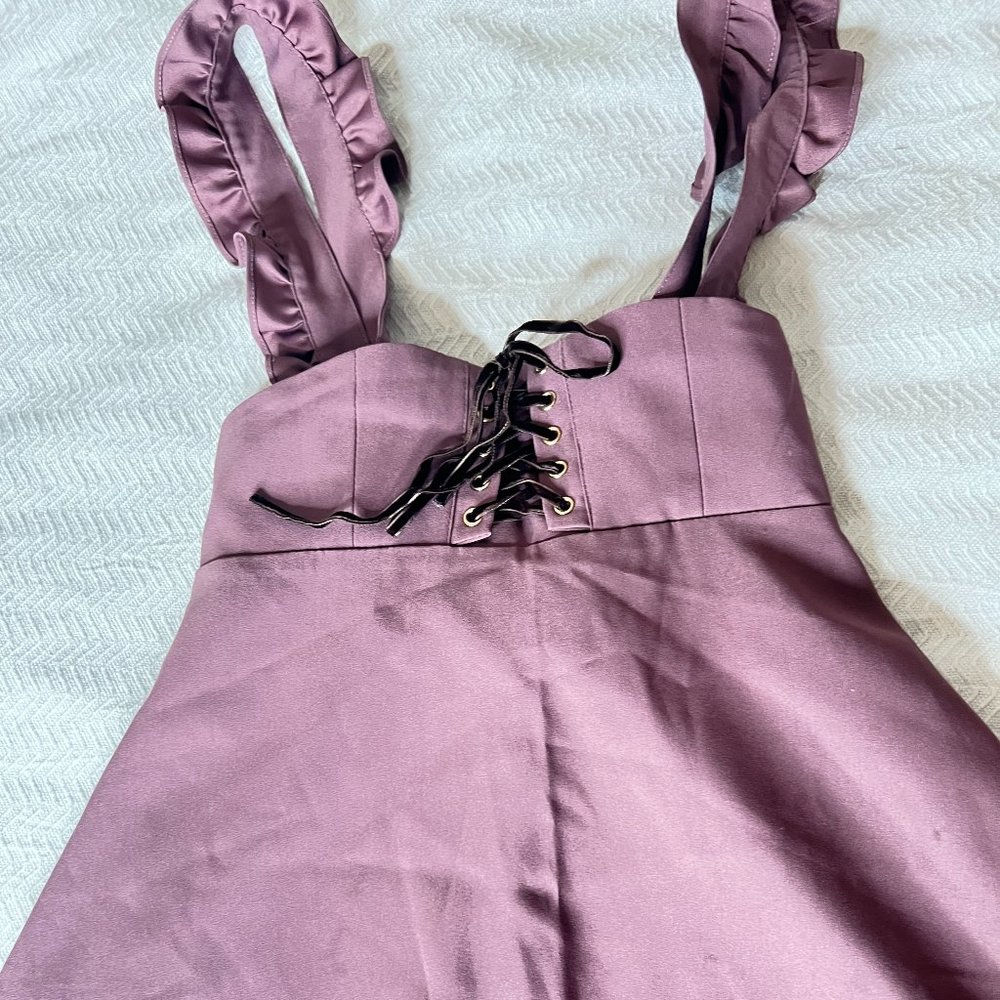 Nohea jumper skirt salopette lace up dress japanese brand shibuya